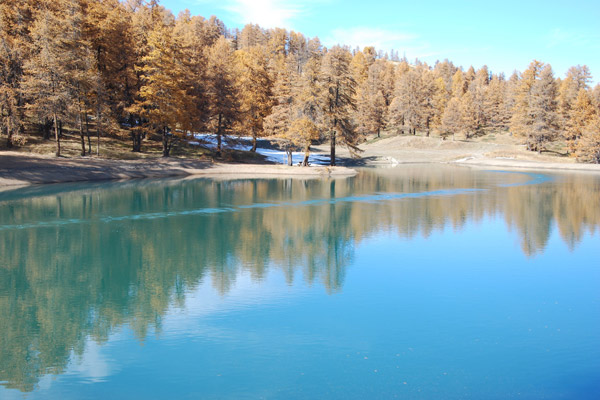 Lac de Vars en hiver